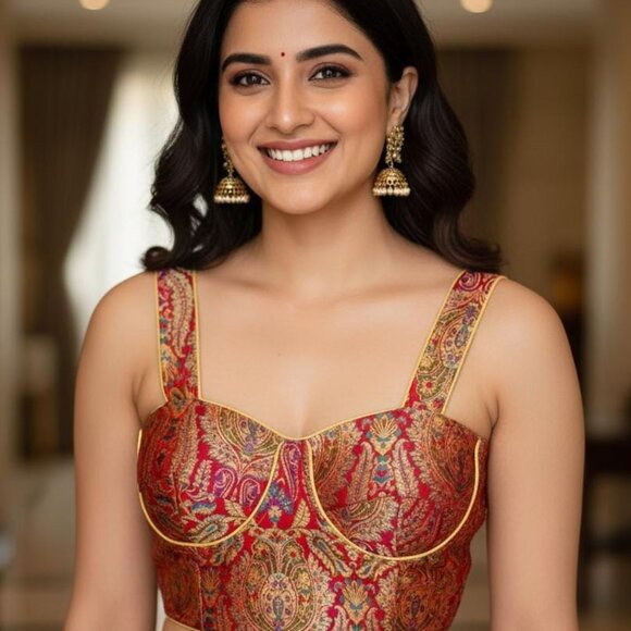 Pathani Cord Set Blouse - Picture 10 of 10